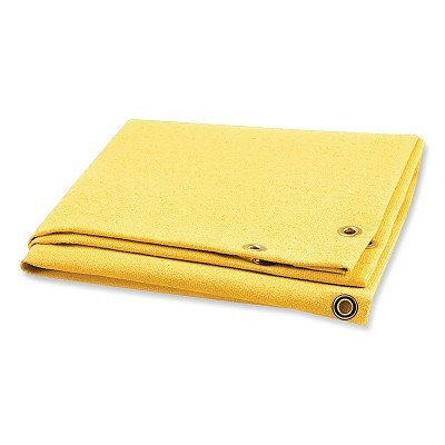 BW BLANKET 24OZ ACRYLICCOATED GLASS 6X6 YELLOW